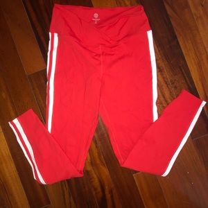 Year of Ours YOS racer yoga pants stripe M